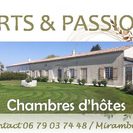 Arts & Passion Bed & Breakfast Mirambeau  Ngoại thất bức ảnh